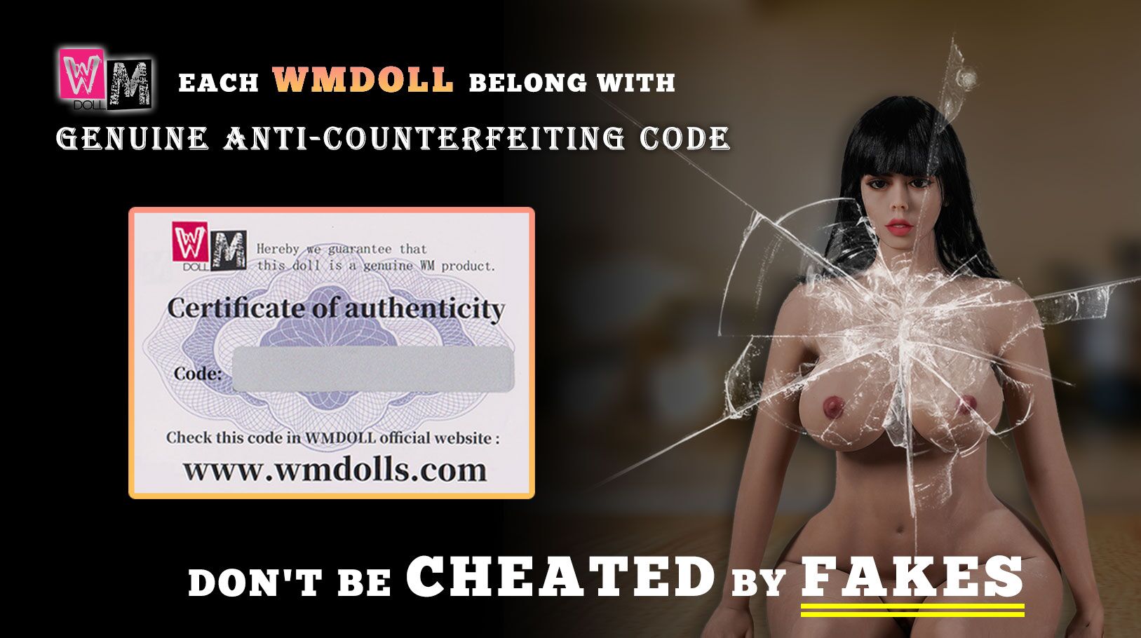 EACH WMDOLL BELONGS WITH A GENUINE ANTI-COUNTERFEITING CODE